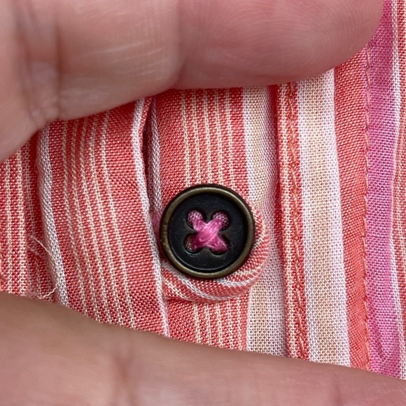 Anthropologie Visayas Boho Relaxed Striped
Wide Leg Jumpsuit medium - Picture 5 of 10